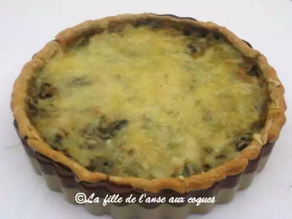 Recette Tarte aux escargots et pesto