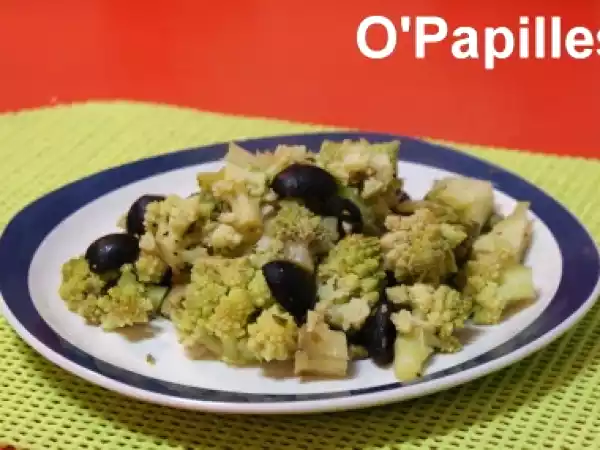 Recette Chou romanesco aux anchois