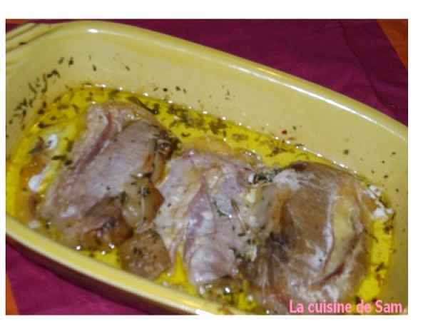 Roti de porc orloff + sauce - Recette Ptitchef