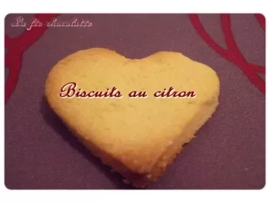Recette Biscuits au citron (comment utiliser les jaunes d'oeufs!)
