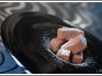 Recette Truffes de chocolat noir à la menthe fraîche, pour préparer noël