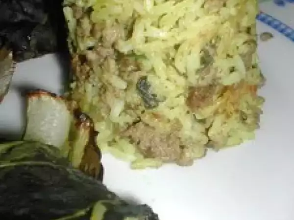 Recette Feuille de blettes farcies et riz