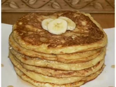 Recette Pancakes à la ricotta et aux bananes