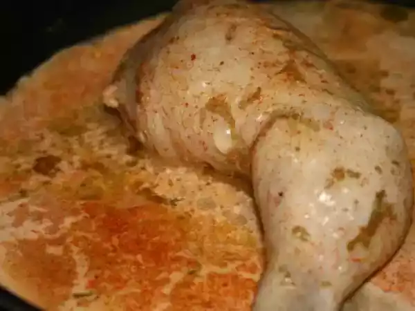 Recette Poulet mariné au lait de coco