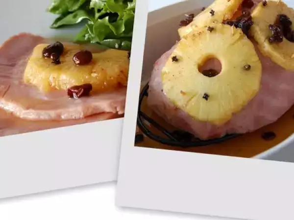 Recette Jambon à l'ananas glacé à l'érable, de pol martin