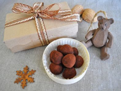 Recette Mini-truffes chocolat et noix fraîches