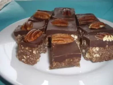 Recette Biscuit au chocolat et noix de pécan (sans cuisson)