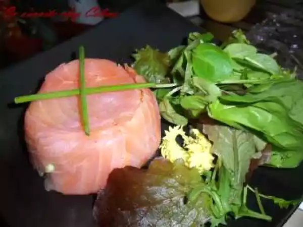 Recette Ballotin de saumon et creme d'avocat