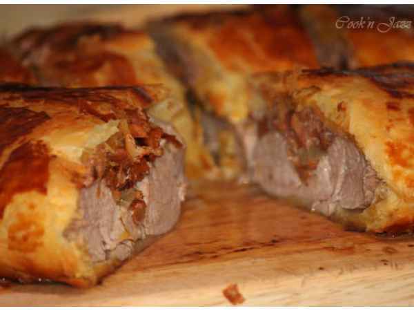 Recette de filet mignon en croûte au foie gras morilles