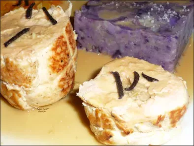Recette Médaillons de volaille fourrés au foie gras ...