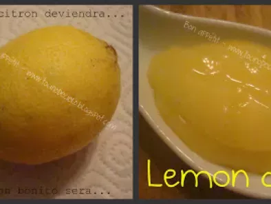Recette Lemon curd thermomix
