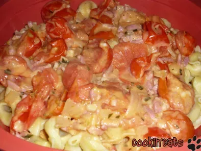 Recette Tortellini aux tomates cerises