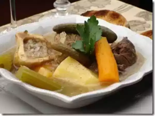 Recette Pot au feu gourmand aux os à moelle