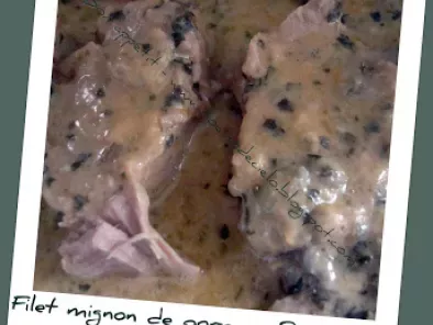 Recette Filet mignon de porc au roquefort - solomillo de cerdo con roquefort
