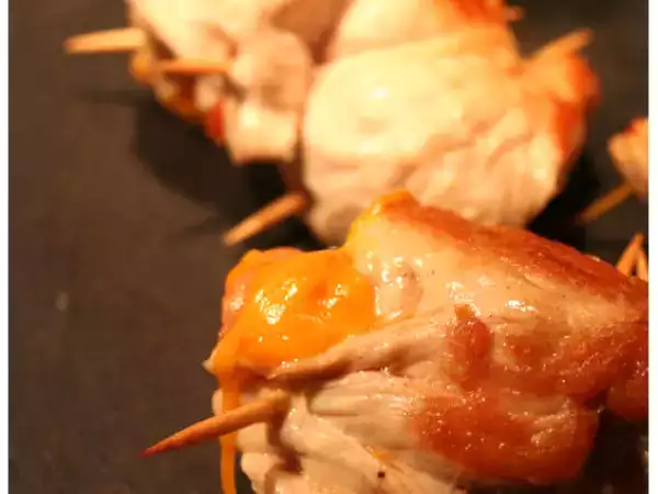 Recette Saltimbocca dinde, mimolette et lomo à l'estragon