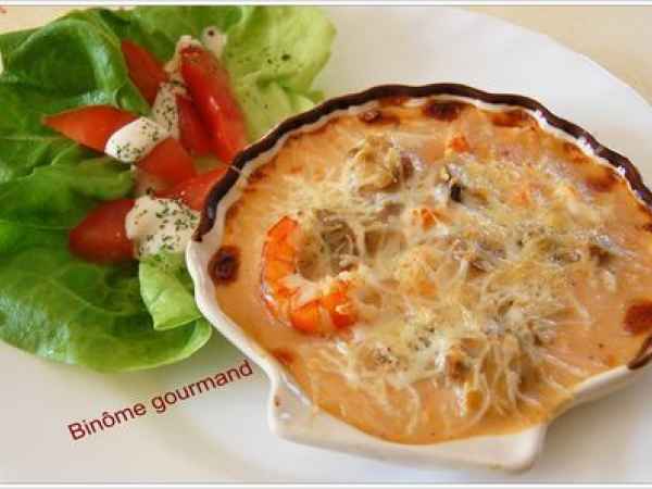 Recette de coquilles de fruits de mer savoureuses