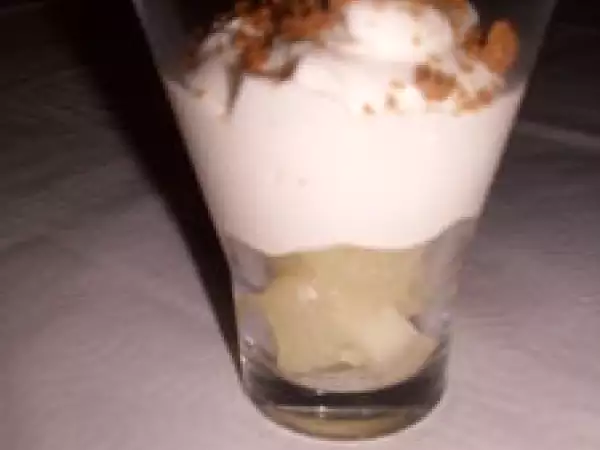Recette Verrines poires speculoos
