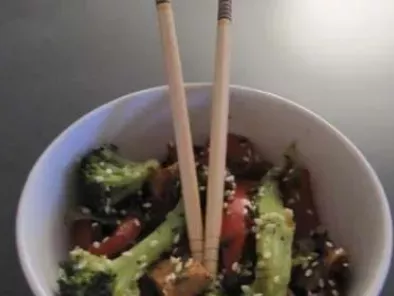 Recette Tofu sauté aux légumes