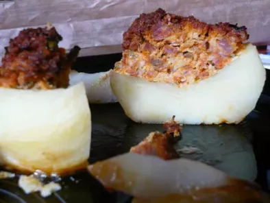 Recette Pommes de terre et artichauts farcis au picadillo asturien