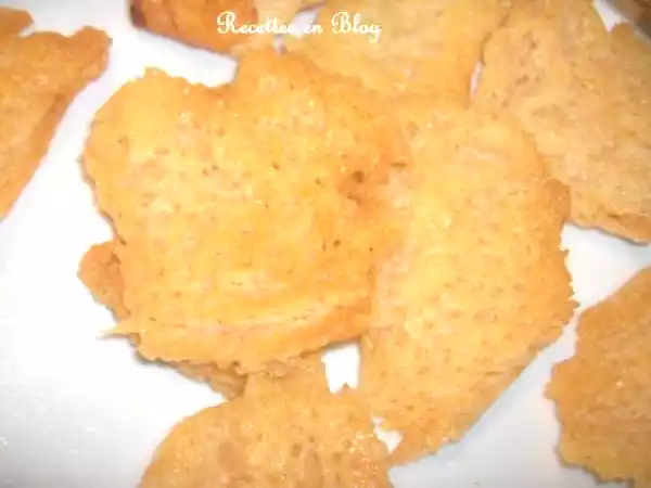 Recette Tuiles au parmesan