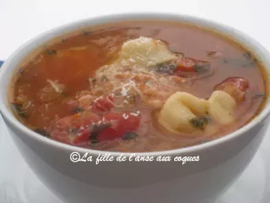 Recette Soupe aux tortellinis