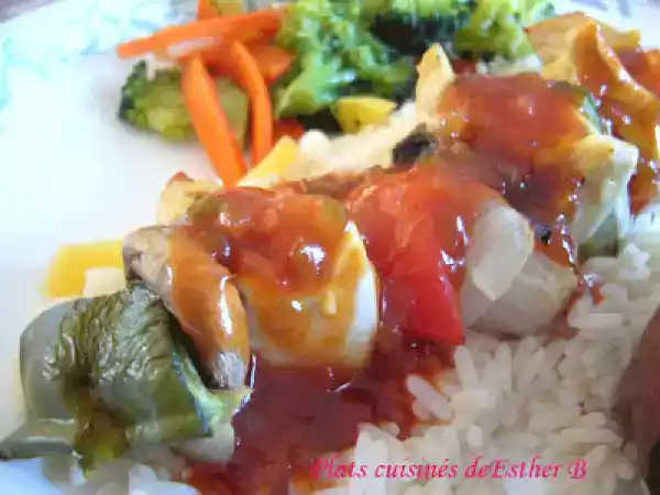 Recette Sauce sucrée (pour brochettes de poulet)