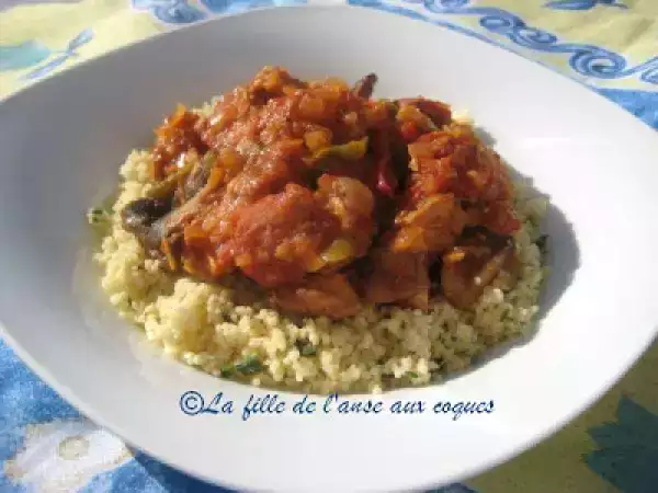 Recette Fricassée au chorizo et au poulet
