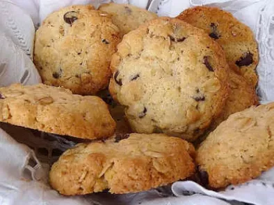 Recette Cookies aux flocons d'avoine et chocolat