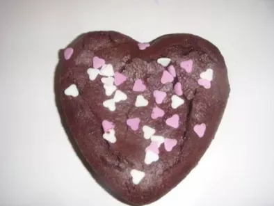 Recette Fondant chocolat noir aux pépites saveur violette