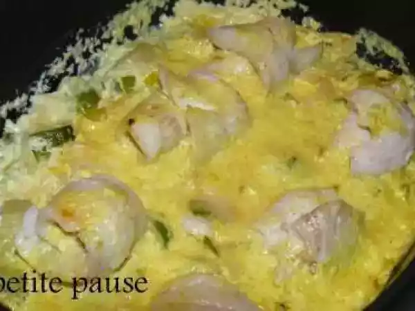 Recette Filets de merlan sur son lit de poireau