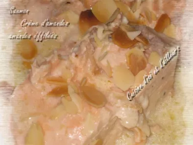 Recette Pavés de saumon à la crème d'amandes