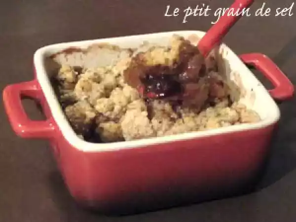 Recette Crumble banane et chocolat, pécan et fève tonka de fredee et pierre hermé