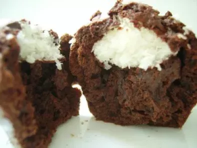 Recette Muffins chocolat au coeur de coco