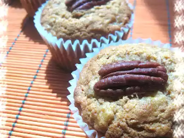 Recette Muffins aux bananes et noix de olive et gourmando