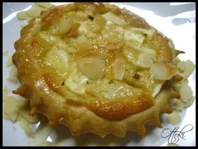 Recette Tartelettes feuilletées à la pomme et crème d'amande