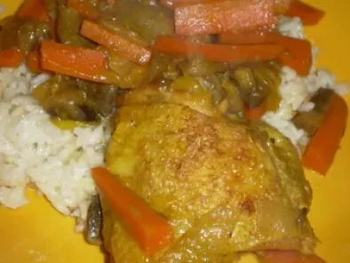 Recette Poulet au curry madras