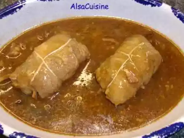 Recette Paupiettes de veau (pour changer de celles de boeuf, ou alouette