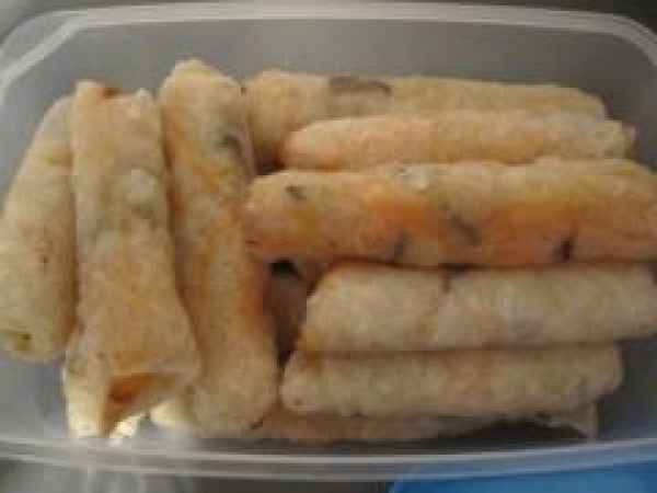 Plier en nems de la feuille de brick... en images, Recette Ptitchef