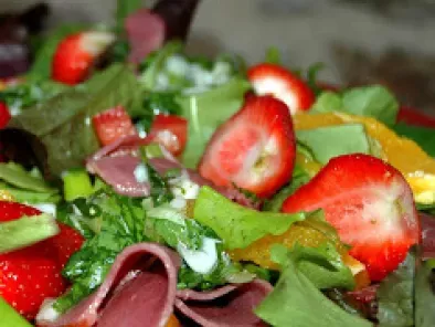Recette Salade de printemps salé sucré // dinan