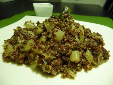 Recette Risotto de quinoa au fenouil et aux algues (quinoatto)