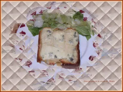 Recette Tartine gourmande au fromage bleu