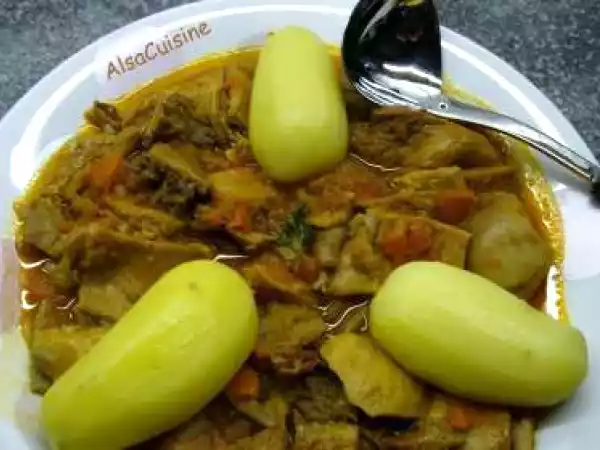 Recette Tripes à ma mode de caen