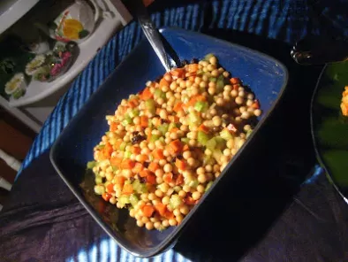 Recette Salade de couscous de jérusalem - meatless monday