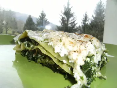 Recette Lasagne alla fiorentina (epinards, saumon, ricotta)