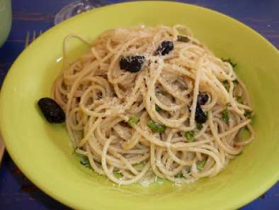 Recette Spaghetti aux anchois, à l'ail et au citron
