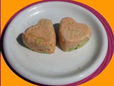 Recette Timbales de jeanne: saumon fumé-courgettes