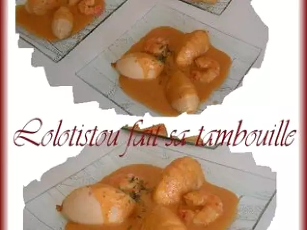 Recette Quenelles de poisson sauce langoustines avec coocki'in