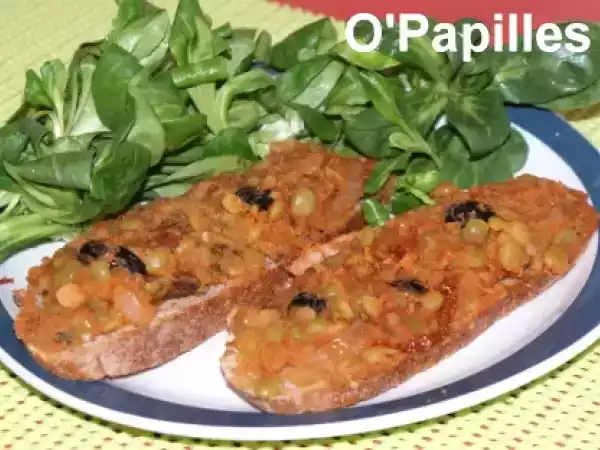 Recette Pois cassés à la tomate