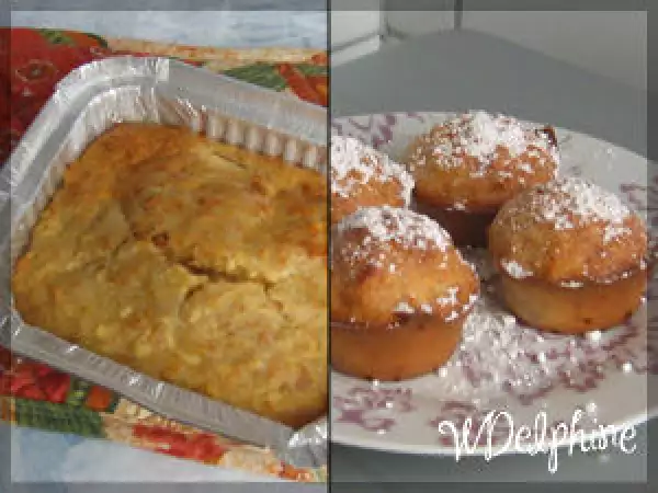 Recette Délice moelleux pomme cannelle et pétales de maïs