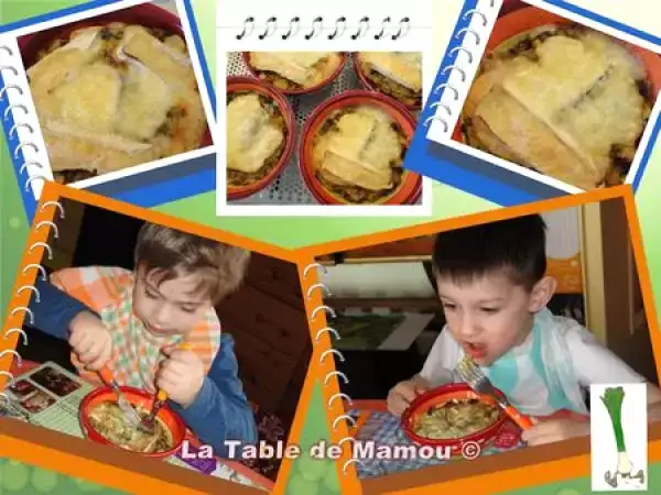 Recette Gratin pommes de terre et poireaux aux trois fromages